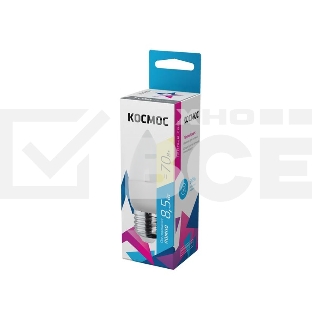 Лампа светодиодная LED BASIC CN 8.5Вт 220В E27 3000К Космос LkecLED8.5wCNE2730