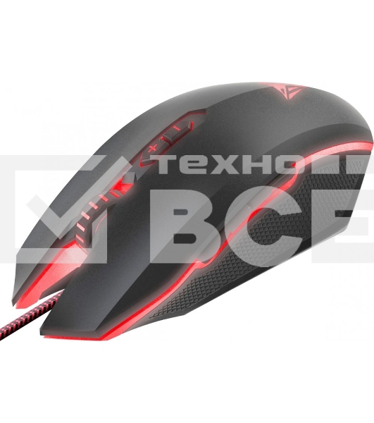 Мышь проводная Patriot Viper V530 черный, 4000 dpi, USB, кнопки - 7