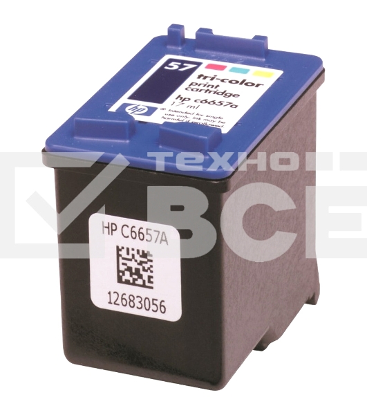 Картридж струйный HP №57 C6657AE многоцветный для HP DJ5550/450/PS 100/130/230/7150/7350/7550 (500стр.)
