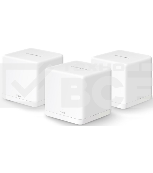 Бесшовный Mesh роутер Mercusys Halo H30G(3-pack) AC1300 10/100/1000BASE-TX