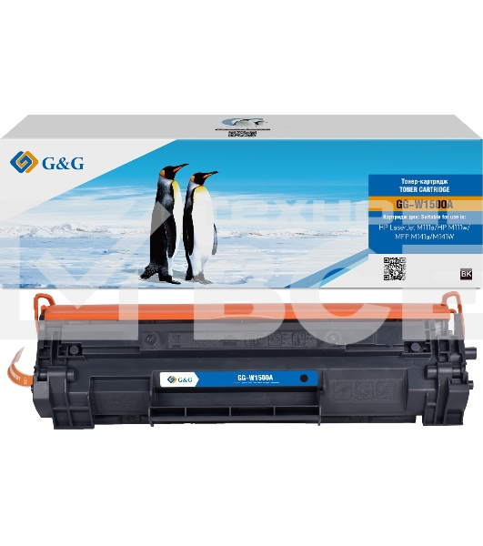Картридж лазерный G&G GG-W1500A (W1500A) черный (975 стр.) для HP LaserJet M111a/M111w/MFP M141a/M141W