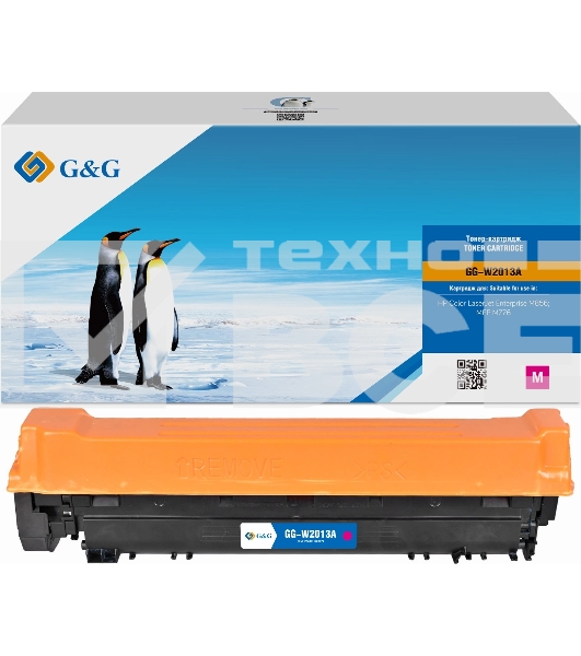 Картридж лазерный G&G GG-W2013A, W2013A (659A) пурпурный (13000 стр.) для HP CLJ Ent M856/MFP M776