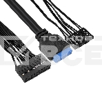 Компьютерный корпус Desktop ExeGate MI-208U2-M400 (mini-ITX/mATX, БП M400 с вент. 8см, 1*USB+2*USB3.0, аудио, черный), фото5