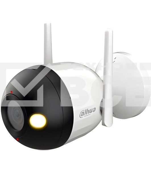 Уличная цилиндрическая IP-видеокамера DAHUA DH-IPC-F4CP-PV-0280B Smart Dual Light 4Мп, 1/3” CMOS, объектив 2.8мм, видеоаналитика, ИК 30м, LED 30м, микрофон, динамик, Wi-Fi 2.4ГГц, IP67, металл пластик