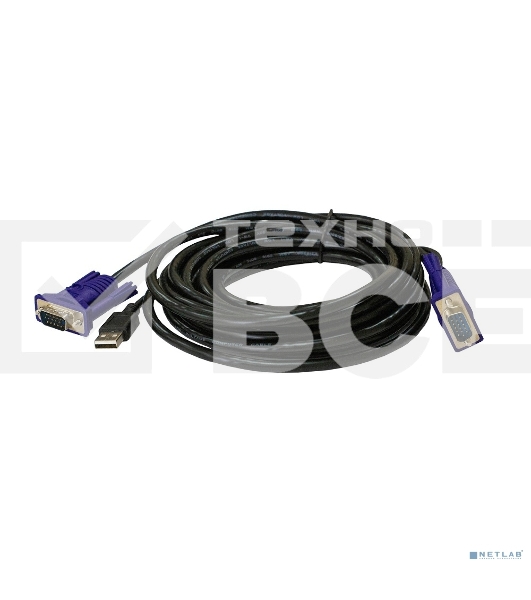 Кабель KVM ORIGO OKVMCU3/A1A с разъемами VGA и USB, 3 м