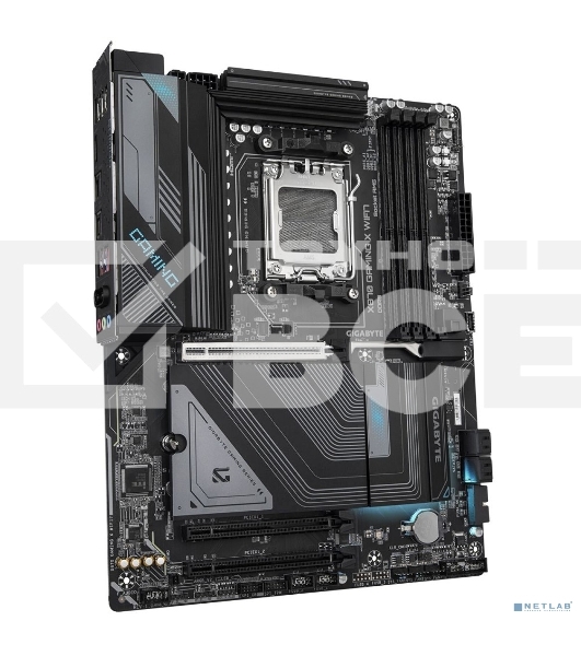 Материнская плата Gigabyte X870 GAMING X WIFI7, AM5, AMD X870, 4xDDR5, 4xSATA, 3xM.2, 1xPCI-E 5.0 x16, 2xPCI-E 3.0 x1, 1xHDMI, 1xUSB-C (DP), 1x 2.5Gb LAN, 4xUSB-A 2.0, 3xUSB-A 3.2 Gen 1, 1xUSB-A 3.2 Gen 2, 2xUSB-C 3.2 Gen 2 (USB4), 3x3.5 мм, 7.1, ATX