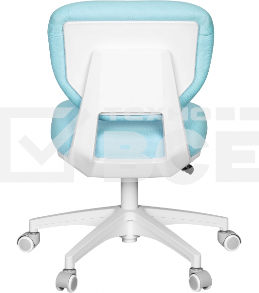 Кресло детское Cactus CS-CHR-3594BL голубой, крестов. пластик белый