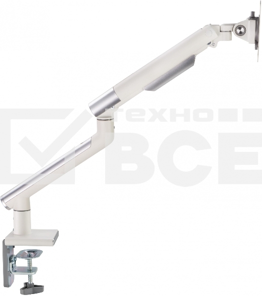 Кронштейн для мониторов Ultramounts UM713W белый 17'-32' макс.9кг крепление к столешнице поворот и наклон