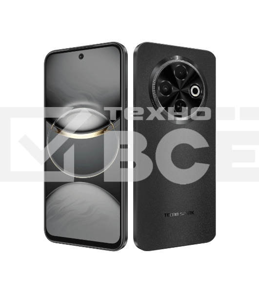 Смартфон Tecno SPARK 30c, 6/128Gb, черный