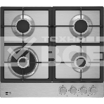 Газовая варочная панель Beko BHGM6422K5WX нержавеющая сталь, фото4