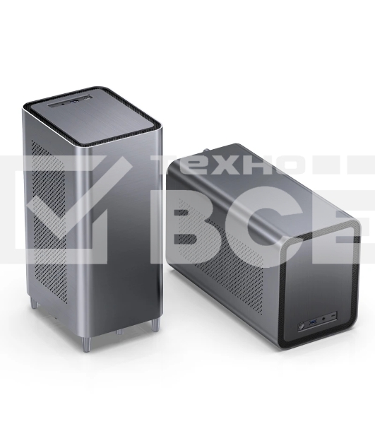 Корпус JONSBO N1 Gray без БП, mini-ITX, SFX, серый