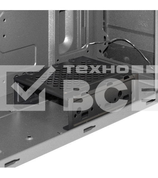 Компьютерный корпус Miditower ExeGate XP-332-UNS500 (ATX, БП UNS500 с вент. 12см, 2*USB, аудио, черный)