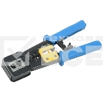 Инструмент обжим ITK TM1-B11H для RJ-45,12,11 с x рап. ме x . сине-оранж, фото6