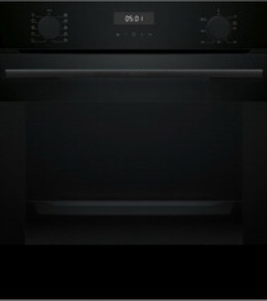 Духовой шкаф электрический Bosch HJA737BA0 Serie 4, 60 см, 76 л, черный, Auto Pilot 10, 3D Hotair,класс энергоэффективности А, 7 режимов, LCD-дисплей, галогенное освещение, самоочистка EcoClean,проволочные направляющие