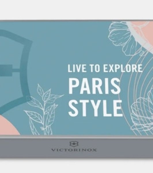 Нож перочинный Victorinox Companion Paris Style (1.3909.E221) 91мм 16функц. розовый с чехлом подар.коробка
