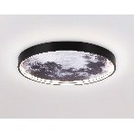 Настенно-потолочный светодиодный светильник Ambrella light FW11111 BK черный 18W LED 3000-6400K D300*38, фото8