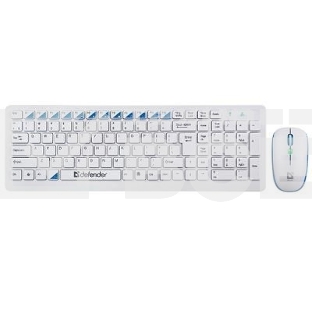 Клавиатура + мышь Defender Skyline 895 Nano W (Белый) Кл:104, 1000/1500/2000dpi