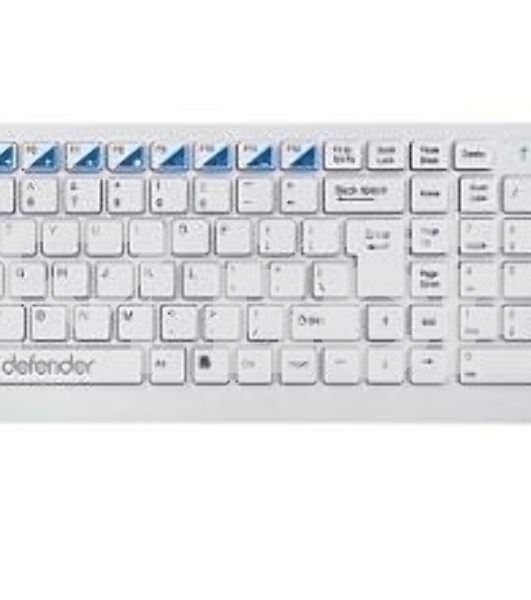 Клавиатура + мышь Defender Skyline 895 Nano W (Белый) Кл:104, 1000/1500/2000dpi