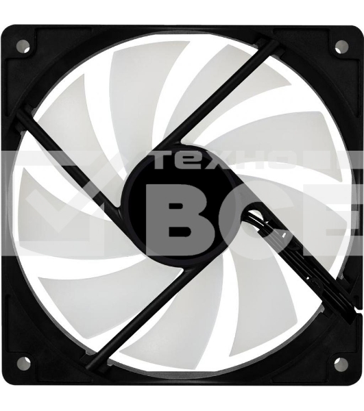 Вентилятор для корпуса Aerocool / Formula Frost 12 черный, 120 мм, 1000 об/мин, 23.7 дБ, 3 pin