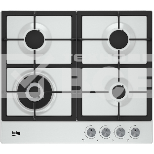 Встраиваемая газовая варочная поверхность Beko HIAW 64225 SW, Белый
