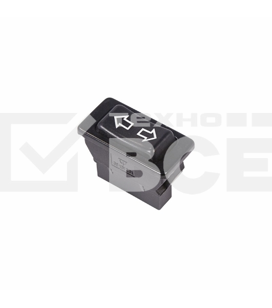 Выключатель (стеклоподъемника) клавишный 12V 20А (5с) (ON)-OFF-(ON) черный Rexant