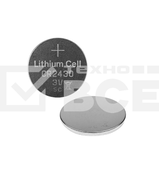 Литиевые батарейки CR2430 3 V 300 mAh блистер