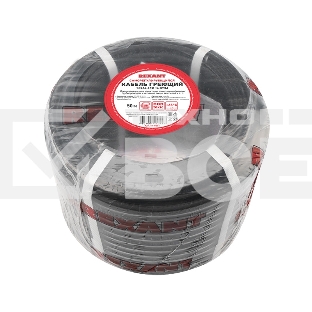 Кабель греющий саморегулирующийся экранированный SRL16-2CR (16 Вт/1 м), 50 м Rexant