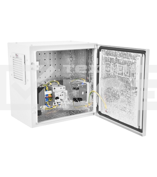 Шкаф ЭКОНОМ уличный всепогодный настенный укомплектованный (В300 Ш300 Г210), комплектация T1-IP54
