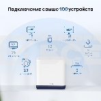 Система Mercusys MESH AC1900 Whole Home Mesh Wi-Fi System, 3× Internal Antennas, 3×GB ports (WAN/LAN) (2-pack), фото26