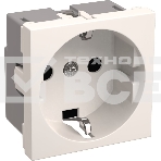 Розетка Iek (CKK-40D-RSZB2-K01-K) РКС-20-30-П-К Розетка с з/к 2к (на 2 модуля) ПРАЙМЕР белая, фото4