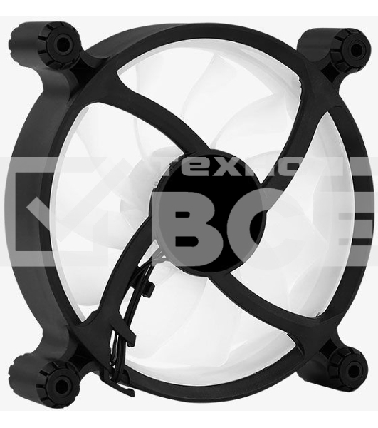Вентилятор для корпуса AeroCool / Formula Spectro 12 FRGB черный, 120 мм, 1000 об/мин, 19.6 дБ, 4 pin