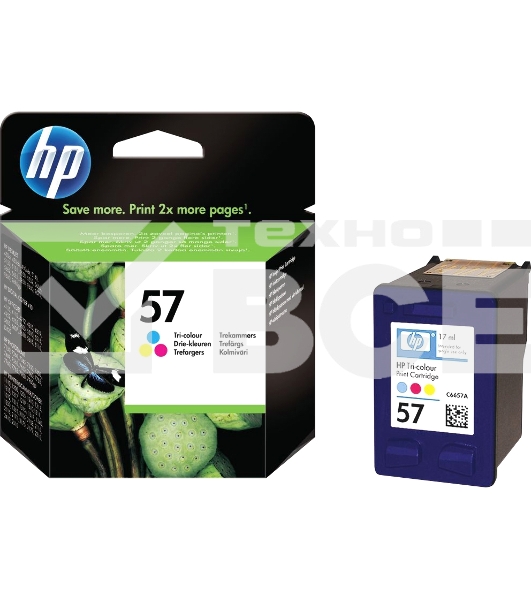 Картридж струйный HP №57 C6657AE многоцветный для HP DJ5550/450/PS 100/130/230/7150/7350/7550 (500стр.)