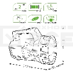 Фонарь прожекторный модель GFL604 3W 150lm lead acid 900mAh LED 1/10/40, фото5