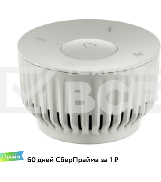 Умная колонка Sber SberBoom Mini, 5Вт, с голосовым ассистентом Салют, туманный белый