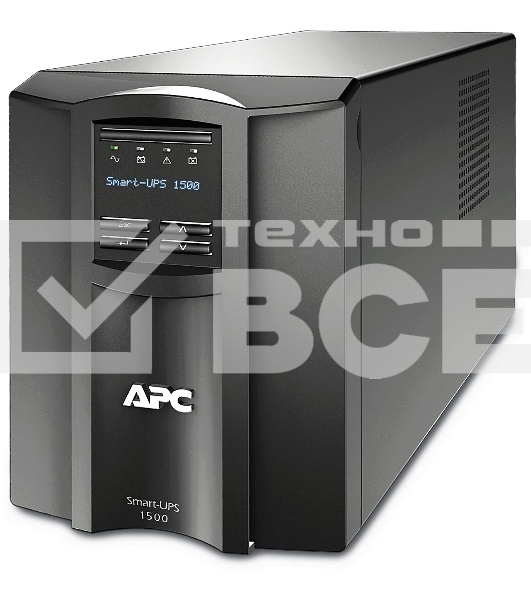 Источник бесперебойного питания APC Smart-UPS SMT1500IC 1000Вт 1500ВА черный