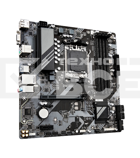 Материнская плата Gigabyte A620M DS3H, Micro-ATX, AM5, AMD A620, 4xDDR5, 4xSATA, 1xM.2, 1xPCI-E 4.0 x16, 1xPCI-E x1, 1xHDMI, 1xDP, 1xVGA, 1x 1Gb LAN, 1xUSB 3.2 Gen 1, 4xUSB 2.0, 3x3.5mm, 7.1, ATX