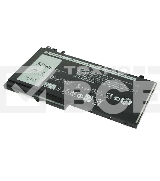Аккумулятор для Dell Latitude E5250, 38Wh, 11.1V, Dell
