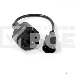 Кабель-переходник UPS->розетка VCOM (IE-320 C14 to Socket Type-F) 3Gx0,75mm VDE <CE002>, фото2