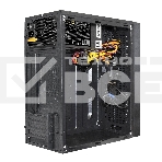 Компьютерный корпус Minitower ExeGate mEVO-9302-NPX400 (mATX, БП 400NPX с вент. 12см, 2*USB+1*USB3.0, HD аудио, черный, с RGB подсветкой), фото5