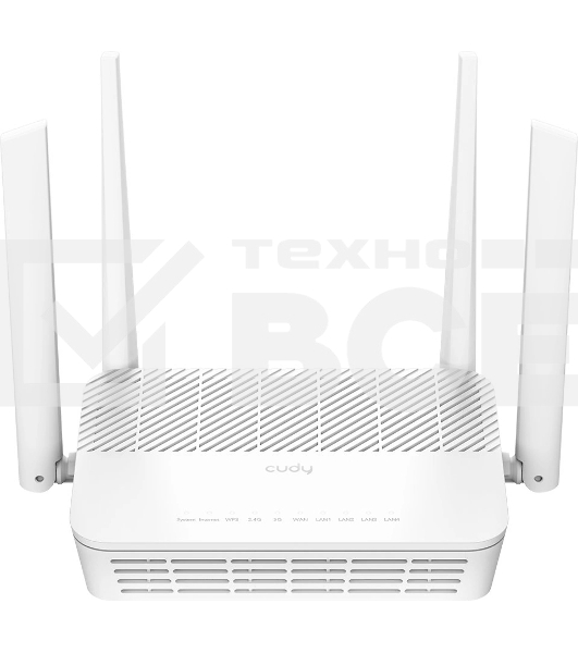 Роутер беспроводной Cudy WR3000H AX3000 100/1000/2500BASE-T