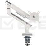 Кронштейн для мониторов Ultramounts UM713W белый 17'-32' макс.9кг крепление к столешнице поворот и наклон, фото10