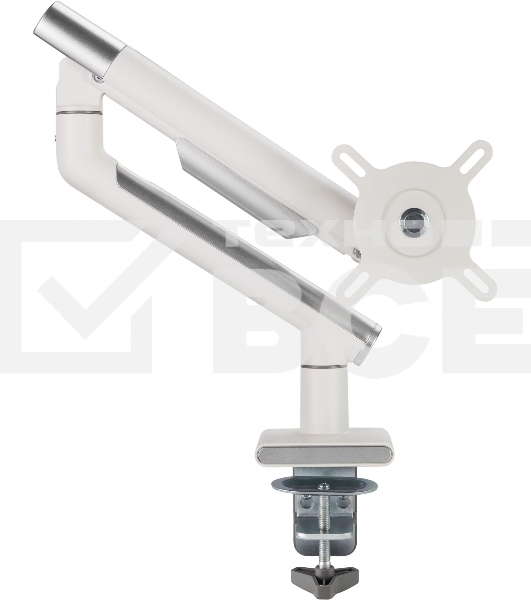 Кронштейн для мониторов Ultramounts UM713W белый 17'-32' макс.9кг крепление к столешнице поворот и наклон