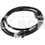 Патч-корд Premier PP12-1M/BK 1000Гбит/с UTP 4 пары cat.5E CCA molded 1м черный RJ-45 (m)-RJ-45 (m), фото 1