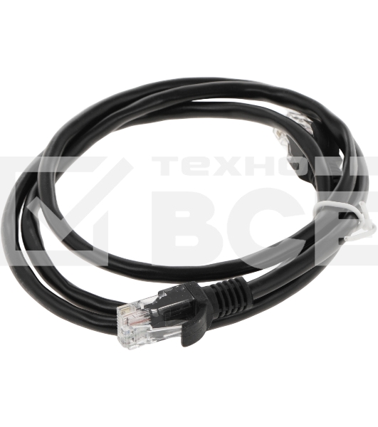 Патч-корд Premier PP12-1M/BK 1000Гбит/с UTP 4 пары cat.5E CCA molded 1м черный RJ-45 (m)-RJ-45 (m)