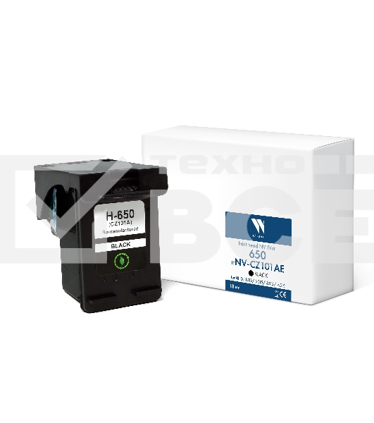 Струйный картридж NVPrint 650 (NV-CZ101AE) Black для HP DJ 1015/2515/3515/4515 (18 мл) совместимый