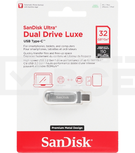 Флеш диск Sandisk USB-C 32GB SDDDC4-032G-G46