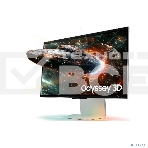 Монитор 27' Samsung Odyssey 3D G90XF IPS 3840x2160, 165 Гц, 1 мс, 16:9, 350 кд/м², 2xHDMI 2.1, DP, USB Hub (2x USB 3.2), 3D без очков, Edge Lighting, динамики (2x5 Вт), FreeSync, G-Sync, HDR10, черный, фото14