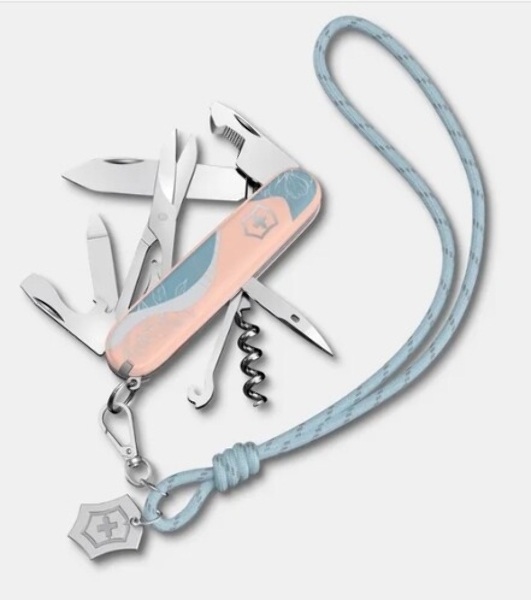 Нож перочинный Victorinox Companion Paris Style (1.3909.E221) 91мм 16функц. розовый с чехлом подар.коробка