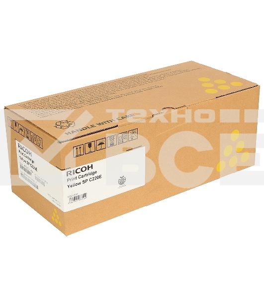 Картридж лазерный Ricoh тип SPC220E желтый для Aficio SP C220S/C221SF/C222SF/ SP C220N/C221N/C222DN/C240DN/C240SF 2300 отпечатков