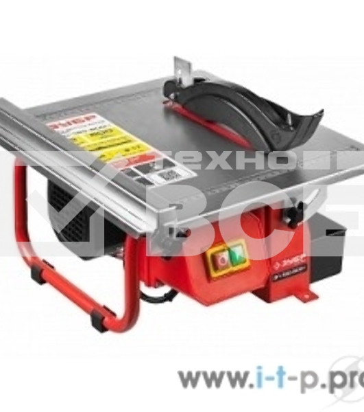 Электроплиткорез ЗУБР 'МАСТЕР' ЭП-180-600Н диск 180 мм, глубина реза 90°-34мм/45°-17мм, стол 330х360мм, 2950об/мин, 600Вт